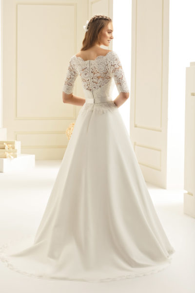 Brautkleid Bianco Evento 2019 Bridal Dress ASPEN 3 Bei Sabines Brautmode Schwaebisch Gmuend