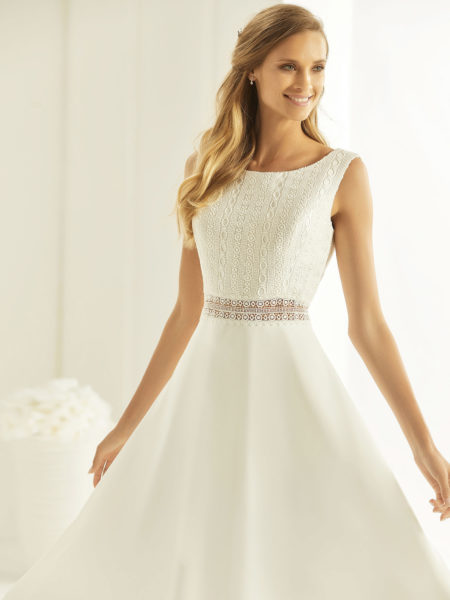 Brautkleid Bianco Evento 2019 Bridal Dress FLORIDA 2 Bei Sabines Brautmode Schwaebisch Gmuend
