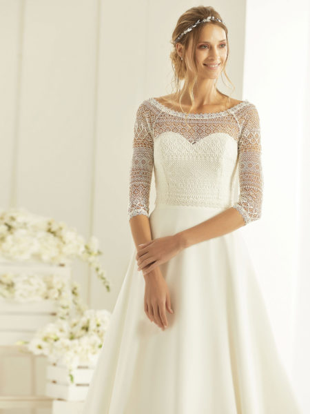 Brautkleid Bianco Evento 2019 Bridal Dress HARMONIA 2 Bei Sabines Brautmode Schwaebisch Gmuend