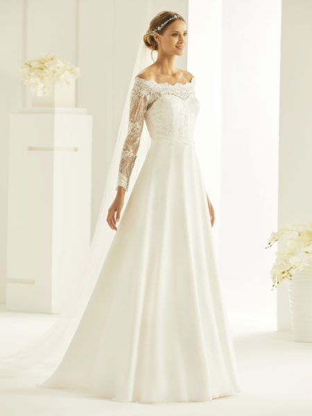 Brautkleid Bianco Evento 2019 Bridal Dress HEIDI 1 Bei Sabines Brautmode Schwaebisch Gmuend