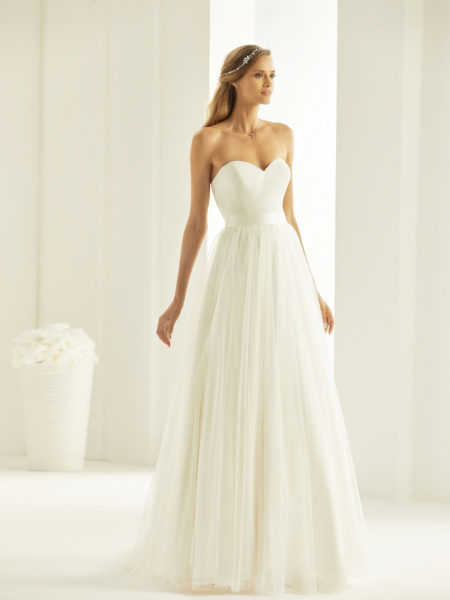 Brautkleid Bianco Evento 2019 Bridal Dress MAHALIA 1 Bei Sabines Brautmode Schwaebisch Gmuend